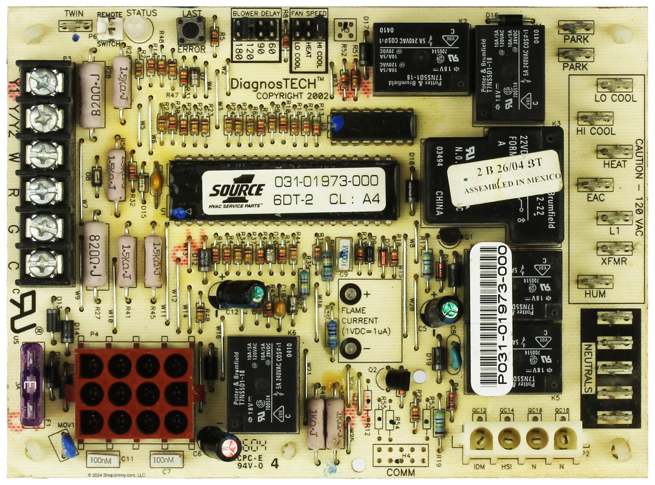 Source1 York P031-01973-000 Furnace Control Circuit Board