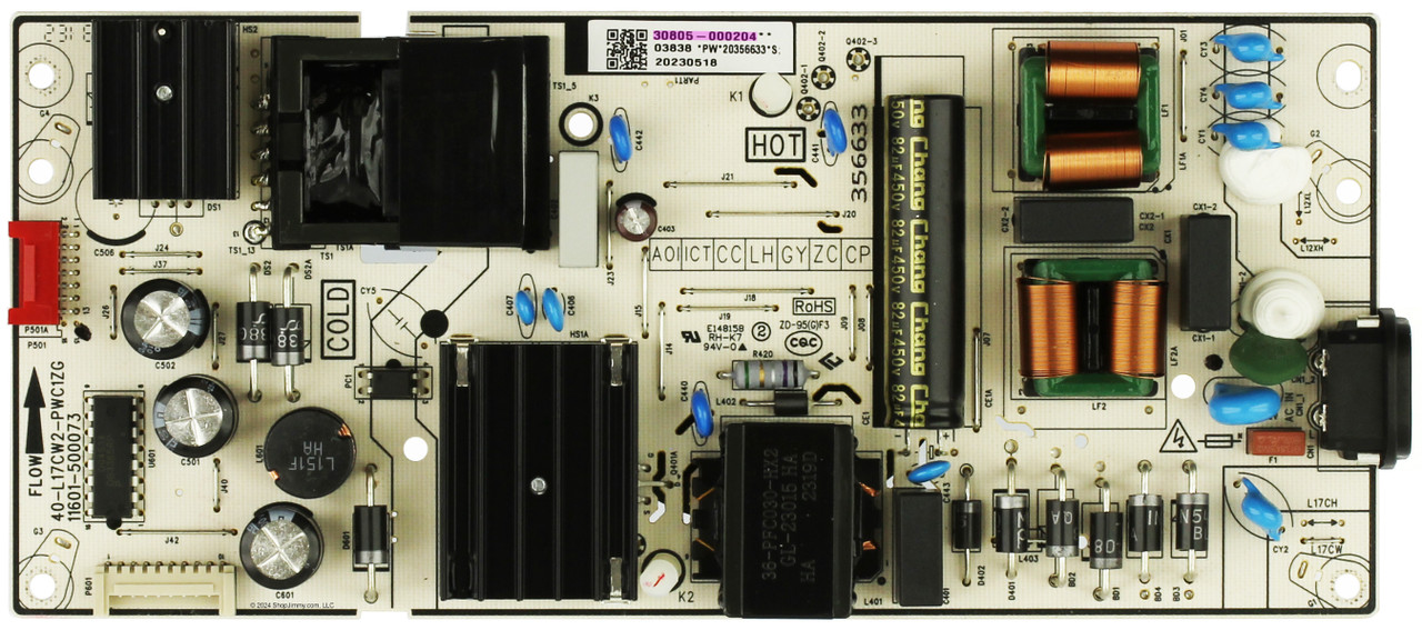 TCL 30805-000204 Power Supply Board