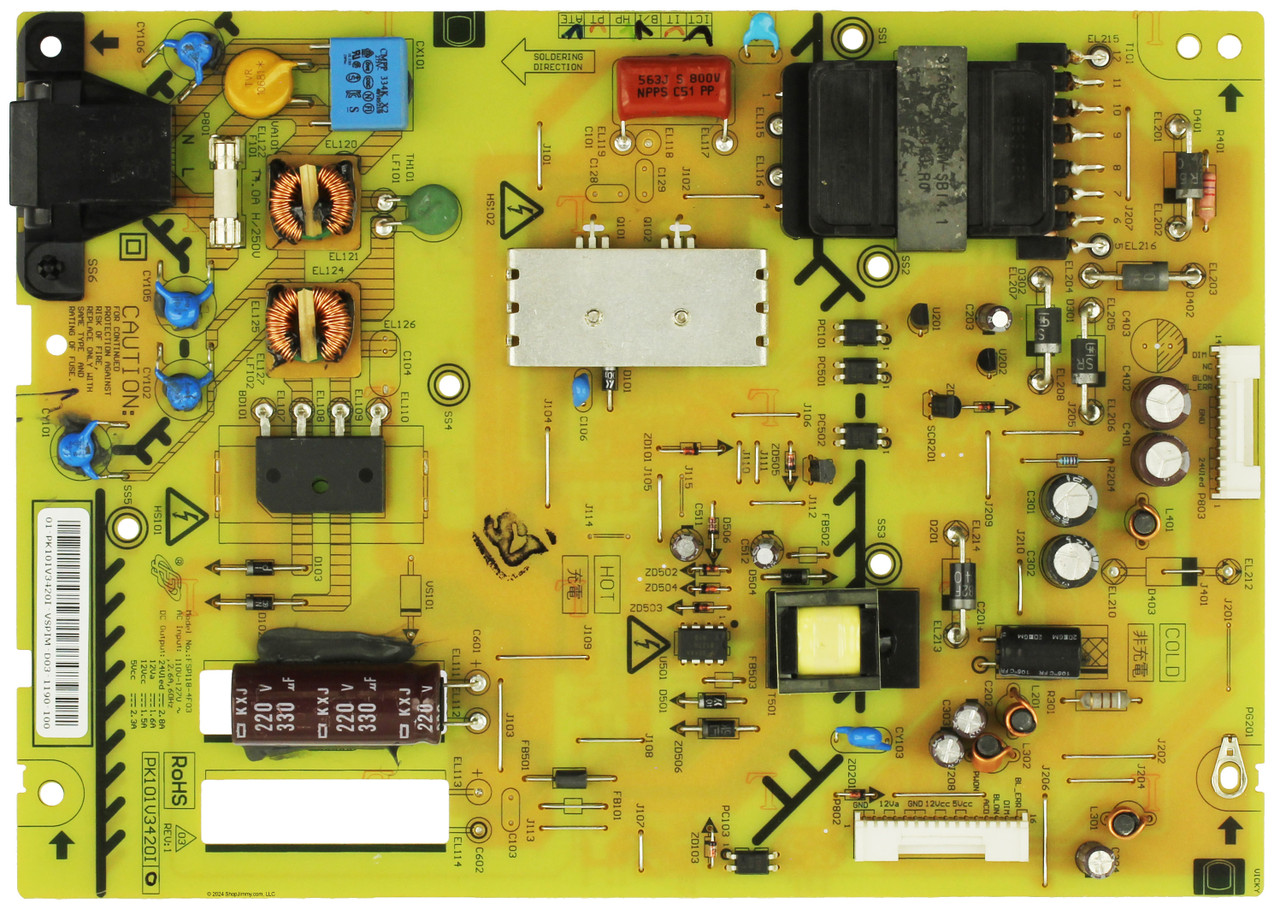 Panasonic PK101V3420I Power Supply Unit