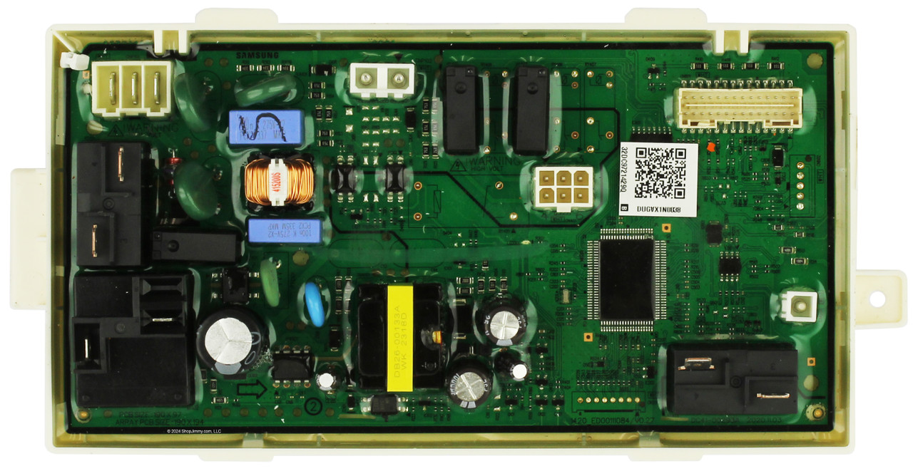Samsung Dryer DC97-21429Q Main Control Cover PCB Board