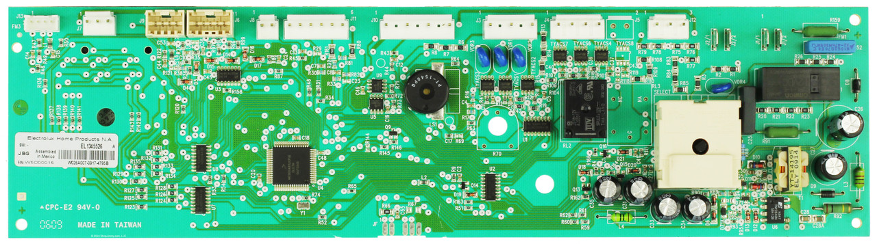 Electrolux Washer 1345526 User Interface Control Board