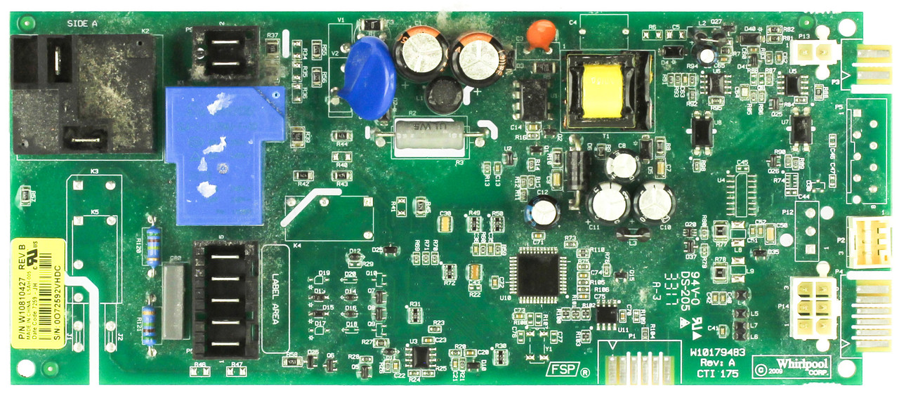 Whirlpool Maytag W10810427 Dryer Control Board - No Housing