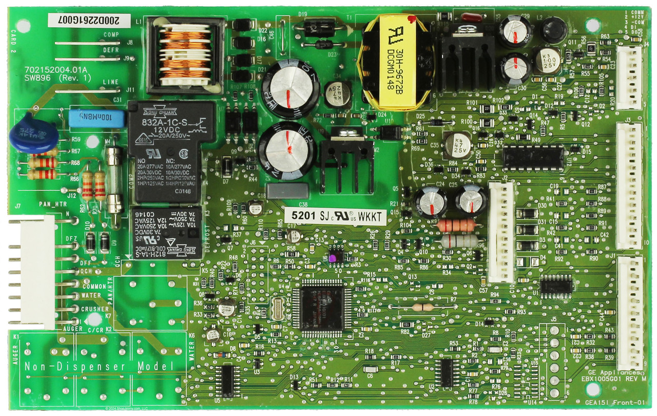 GE Refrigerator 200D2261G007 Main Control Board Assembly