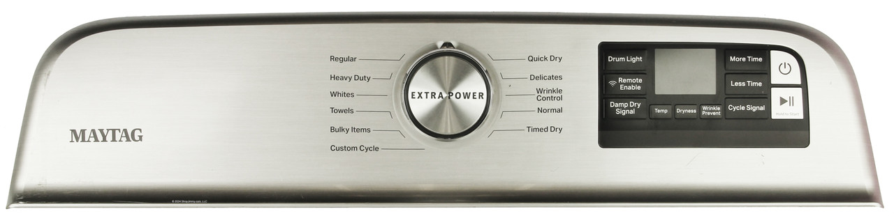 Maytag Dryer W11164010 Control Panel