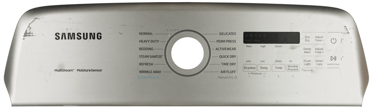 Samsung Dryer DC64-03841B Control Panel Assembly 