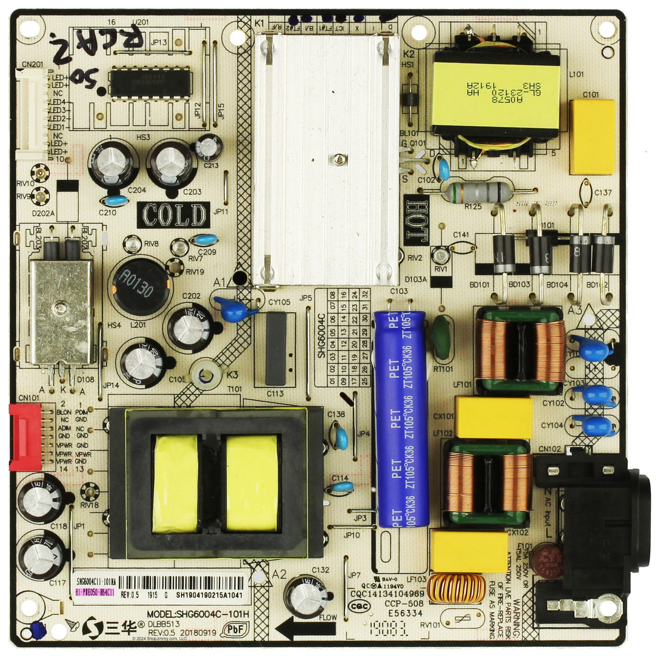 Philips 81-PBE050-H64C11 Power Supply Board
