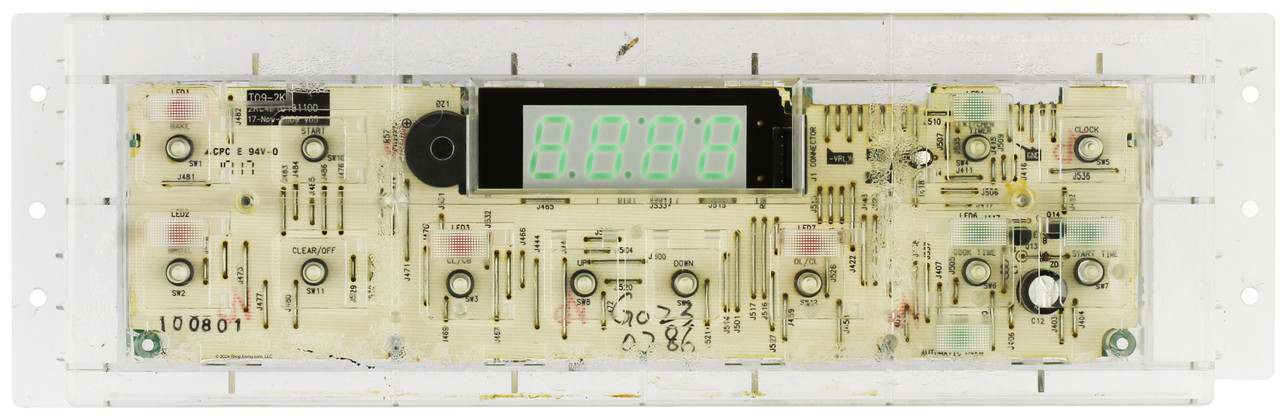 GE Oven WB27T11282 164D8450G023 Control Board  - No Overlay