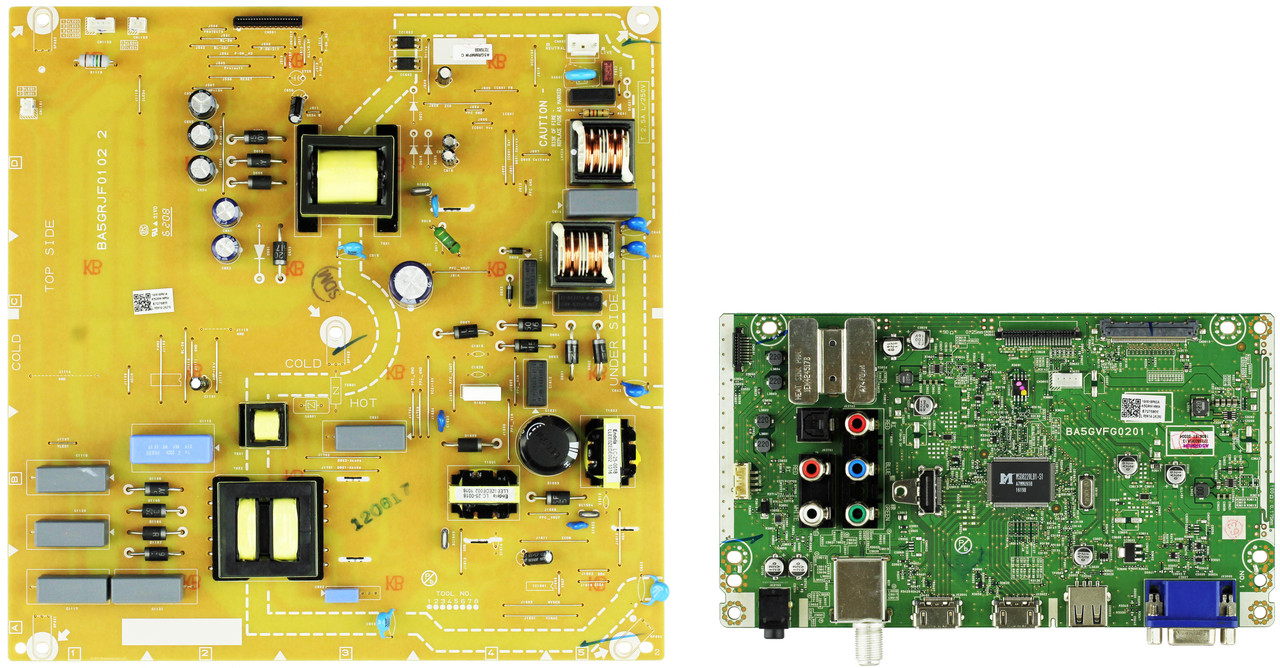 Sanyo FW55D25F (DS7 Serial ONLY) Complete LED TV Repair Parts Kit