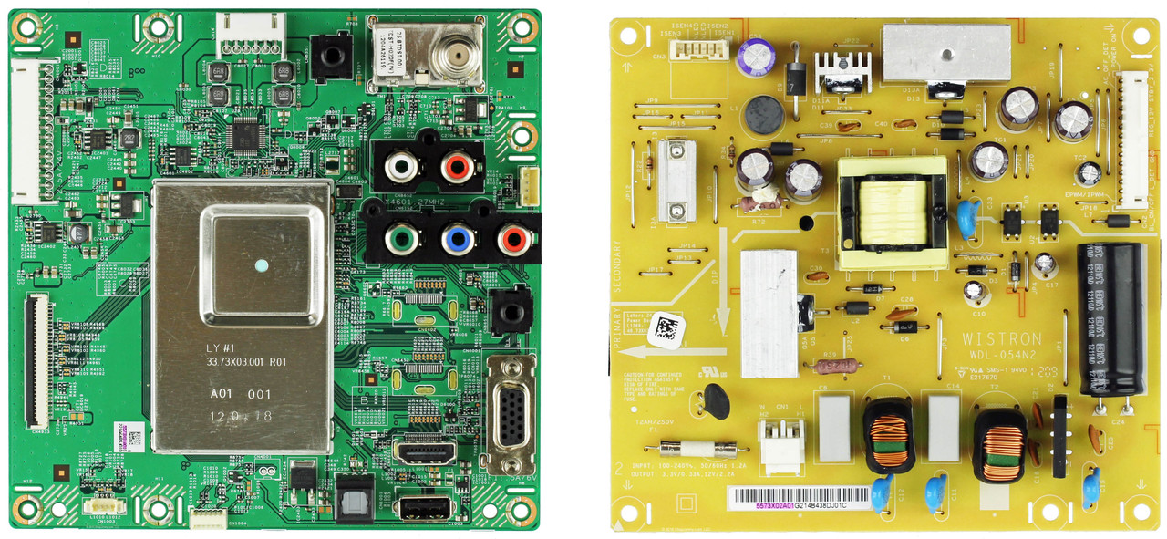 Vizio E240AR (LWZAMXAN Serial) Complete LED TV Repair Parts Kit