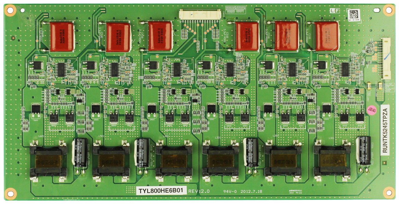 Panasonic RUNTK5245TPZA (TYL800HE6B01) LED Driver Board for TH-80LF50U