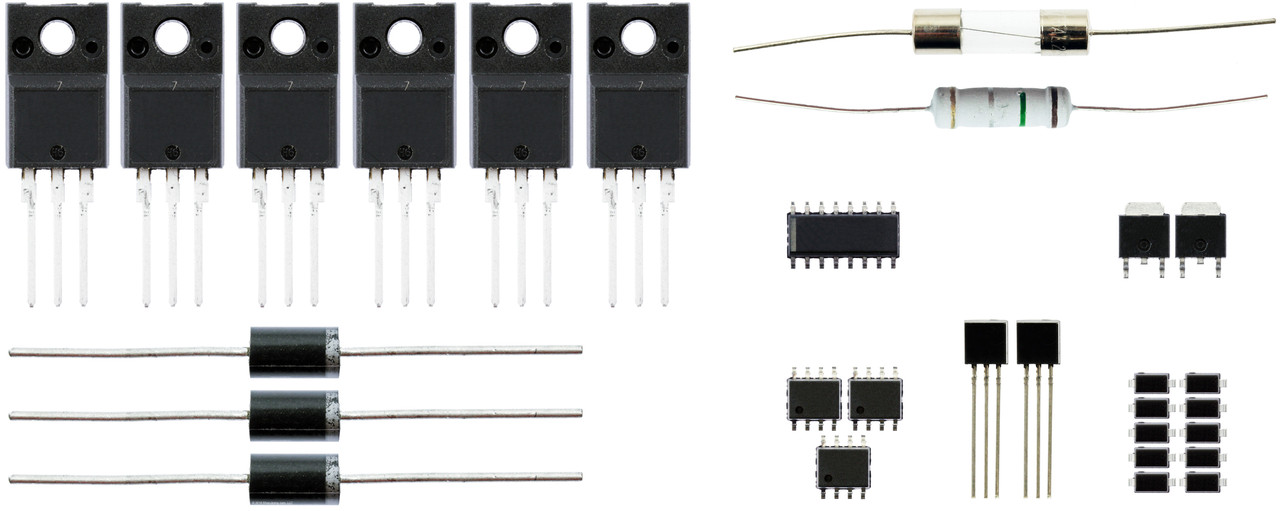 Vizio 09-60CAP060-00 (1P-1145800-1011) Power Supply Repair Kit for P602UI-B3