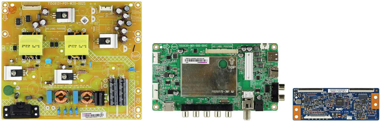 Vizio E420-B1 (LTMWPTBQ Serial) Complete LED TV Repair Parts Kit
