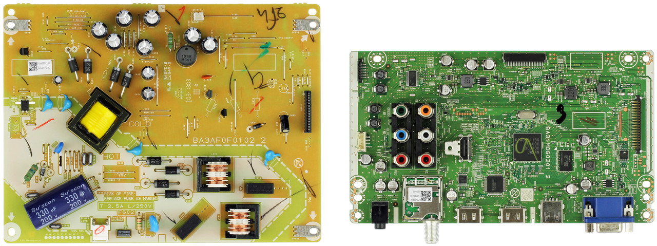 Emerson LF320EM4 (ME1 Serial) TV Repair Parts Kit 