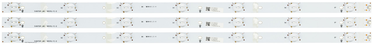 Sharp LBM320P0701-FC-2 LED Backlight Strips (3) (See Note)