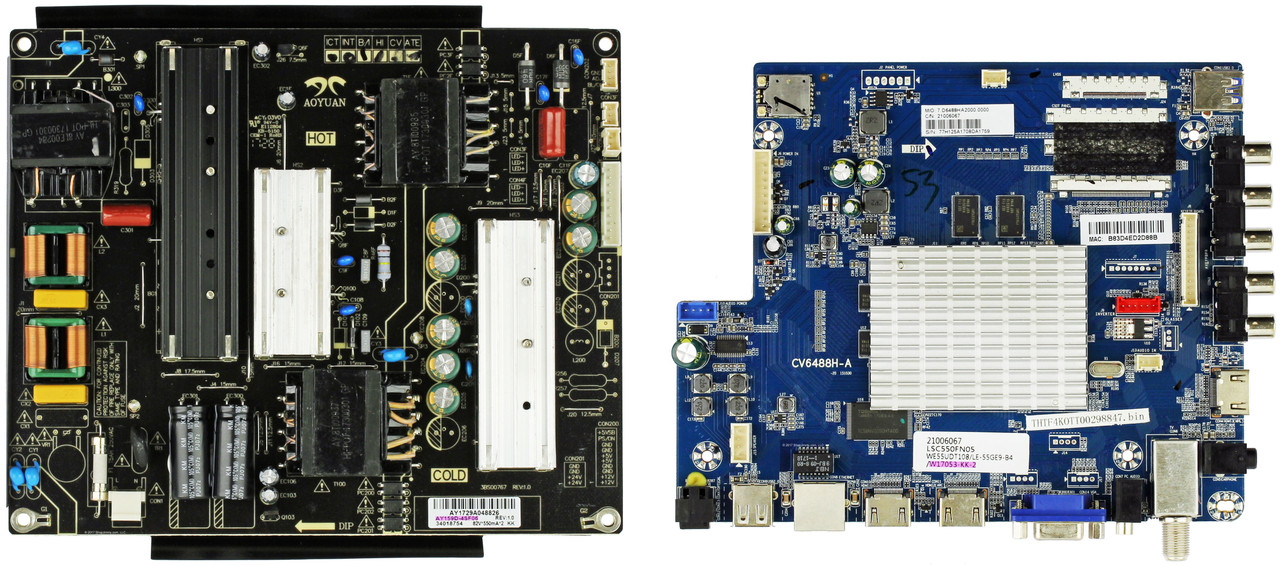 Westinghouse WE55UDT108 LED TV Repair Parts Kit - Version 2