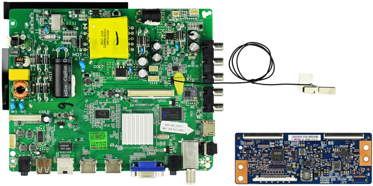 Element ELST5016S Complete TV Repair Parts Kit (K7A4M Serial)