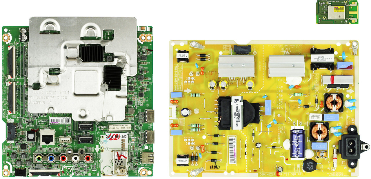 LG 49UJ6500-UB.AUSYLJR 49UJ6500-UB.BUSYLJR Complete LED TV Repair Parts Kit