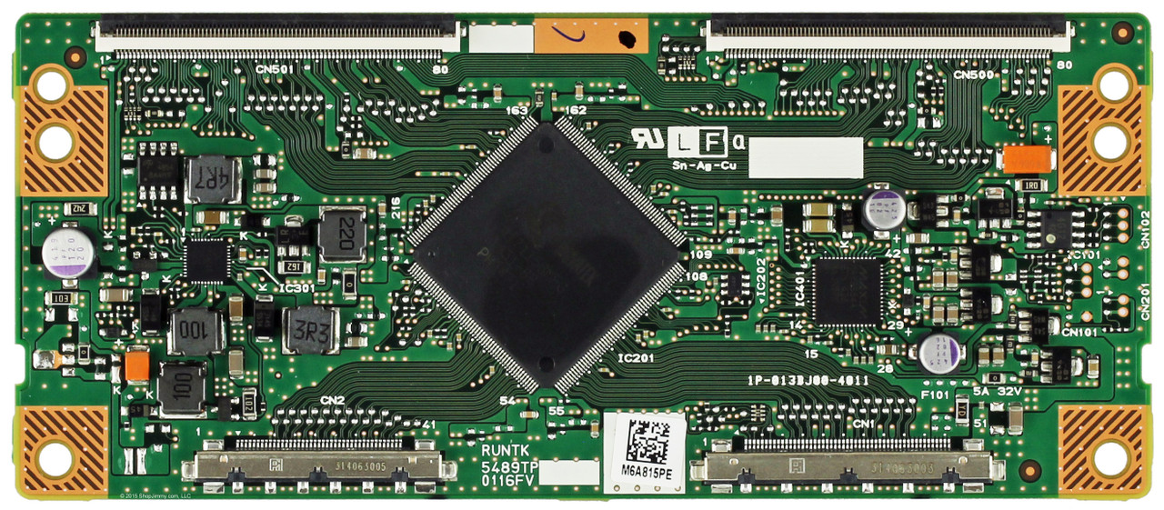 Sony 1-895-676-11 (RUNTK5489TP, 1P-013BJ00-4011) T-Con Board for KDL-60R510A