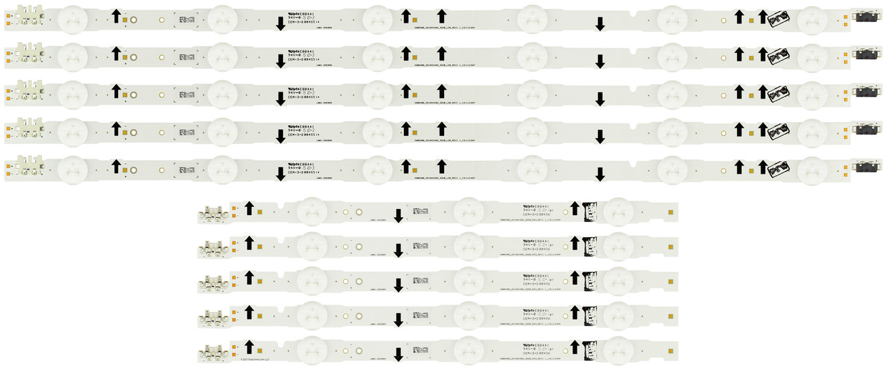 Samsung UN40H5500AF UN40H6350AF UN40J6300AF UN40H6400AF LED Backlight Strips NEW