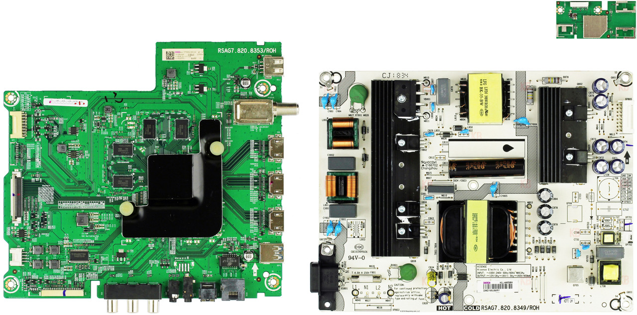 Sharp LC-55Q7530U Complete LED TV Repair Parts Kit VERSION 1 (SEE NOTE)