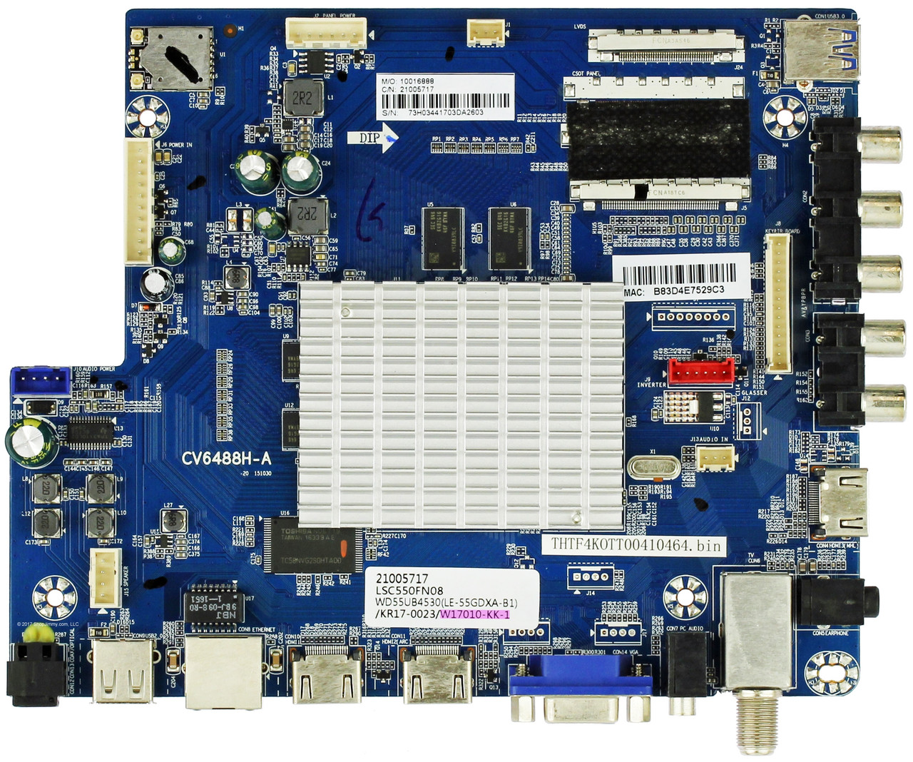 Westinghouse W17010-KK-1 Main Board for WD55UB4530