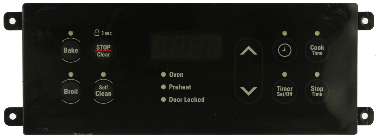 Electrolux Oven 318184400 Electronic Clock Timer, Black Overlay