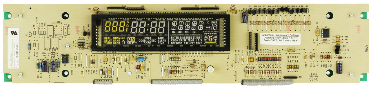 Whirlpool Oven 4453168 Control Board