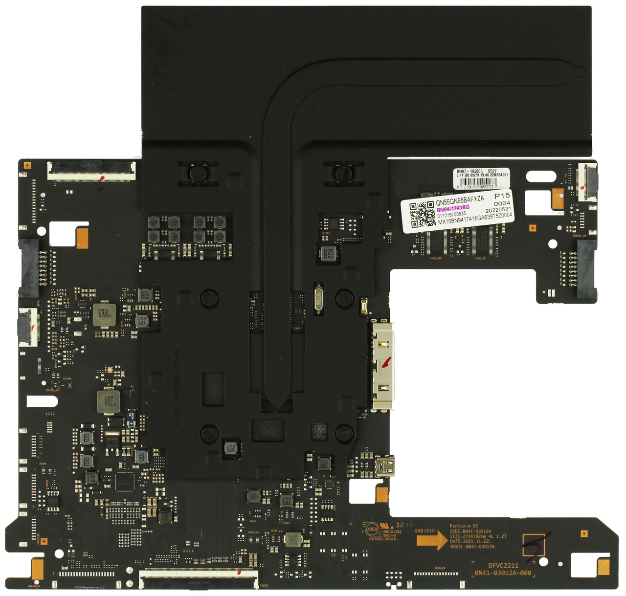 Samsung BN94-17418G Main Board for QN55QN95BAFXZC (Version CB02)