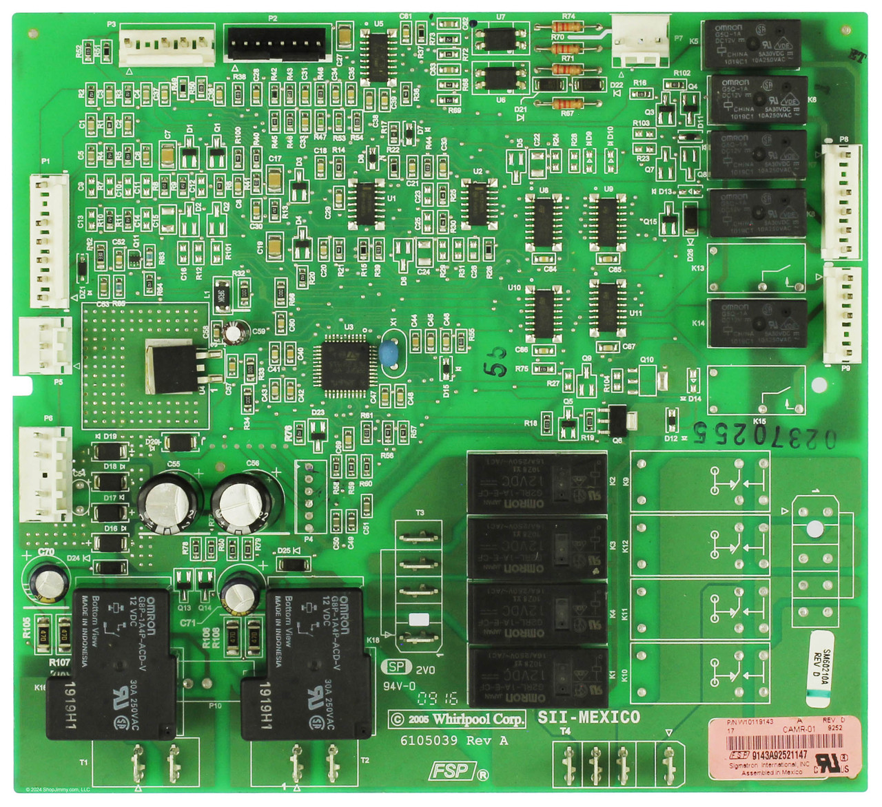 Whirlpool Oven WPW10119143 W10119143 Control Board