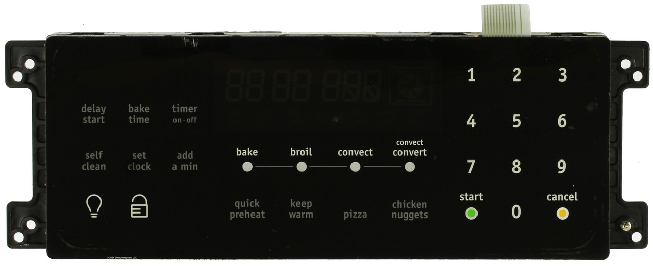 Electrolux Oven 316560116 Electronic Clock Timer ES540, Black Overlay