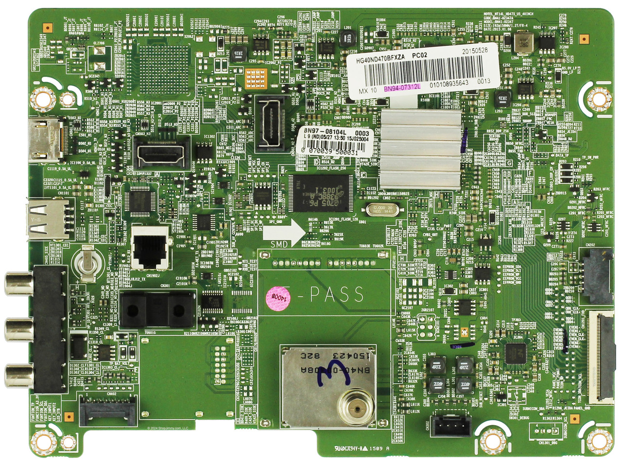 Samsung BN94-07312L Main Board for HG40ND470