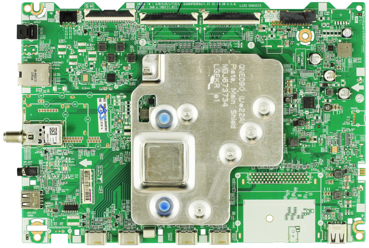 LG EBT66957801 Main Board for 55QNED80UQA
