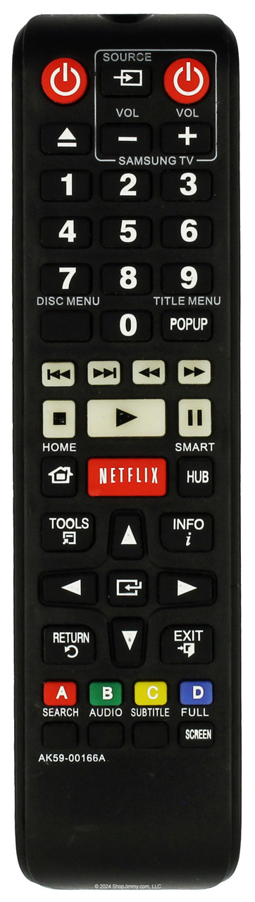 Samsung AK59-00166A Remote Control--Open Bag
