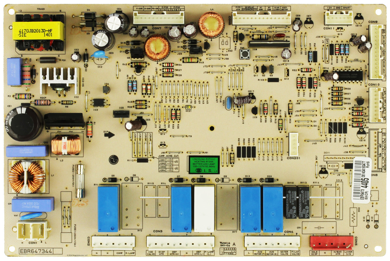 LG Refrigerator EBR64734405 Main Board
