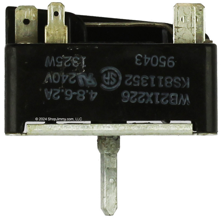 GE Oven WB21X226 Infinite Switch - 4.8-6.2A