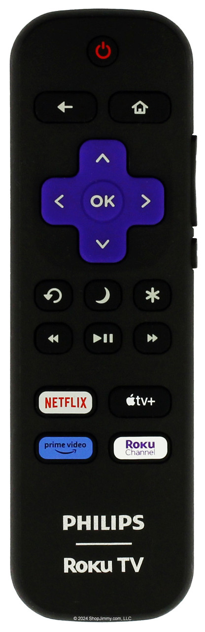 Philips 3026000067 Netflix Apple Prime Roku Remote Control -- Open