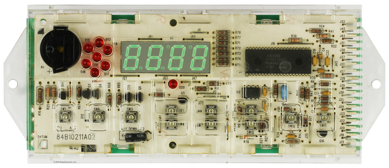 Whirlpool Range WP6610321 6610321 Control Board W/ No Overlay 