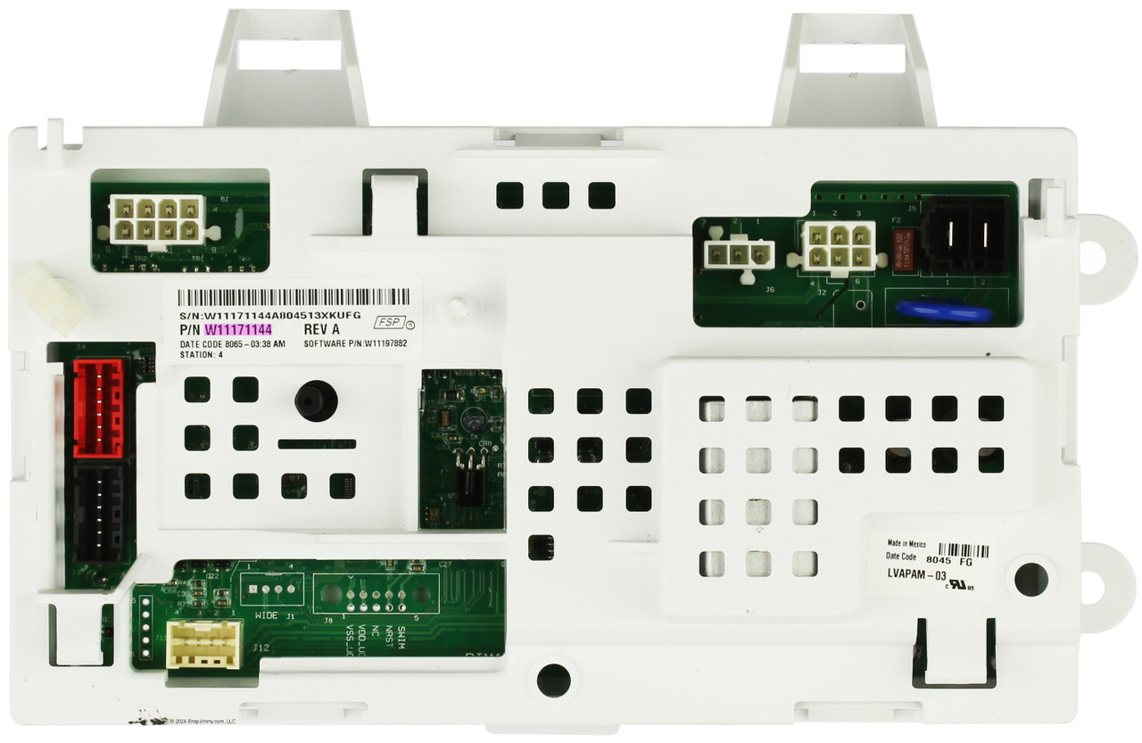 Whirlpool Washer Washer W11171144 Control Board WTW4850HW0