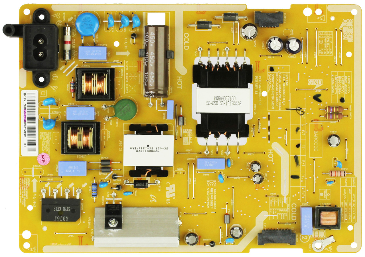 Samsung BN96-35299A Power Supply / LED Board
