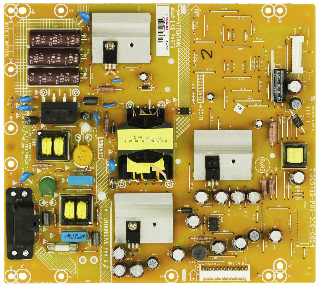 NEC DL506XAA7Q Power Supply for E324