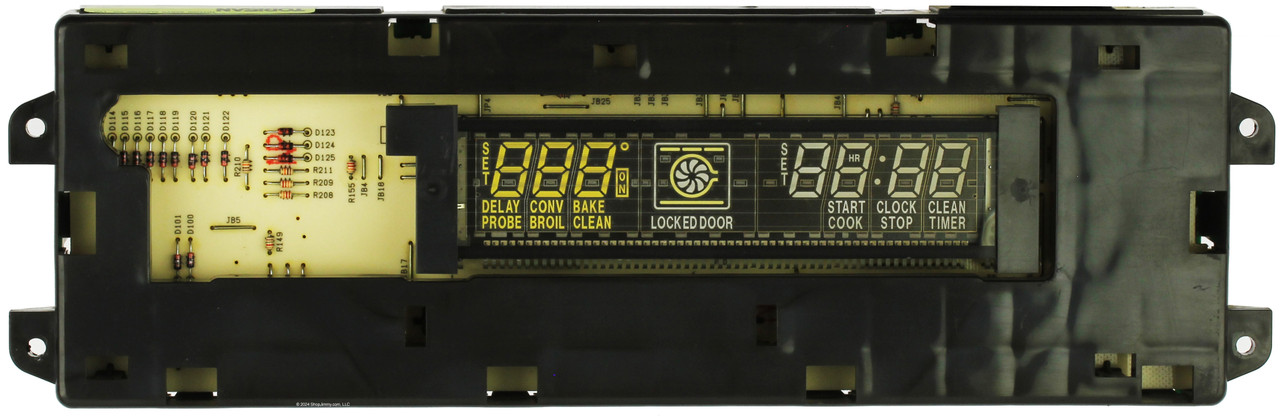 GE Oven WB27T10217 Control Board - No Overlay