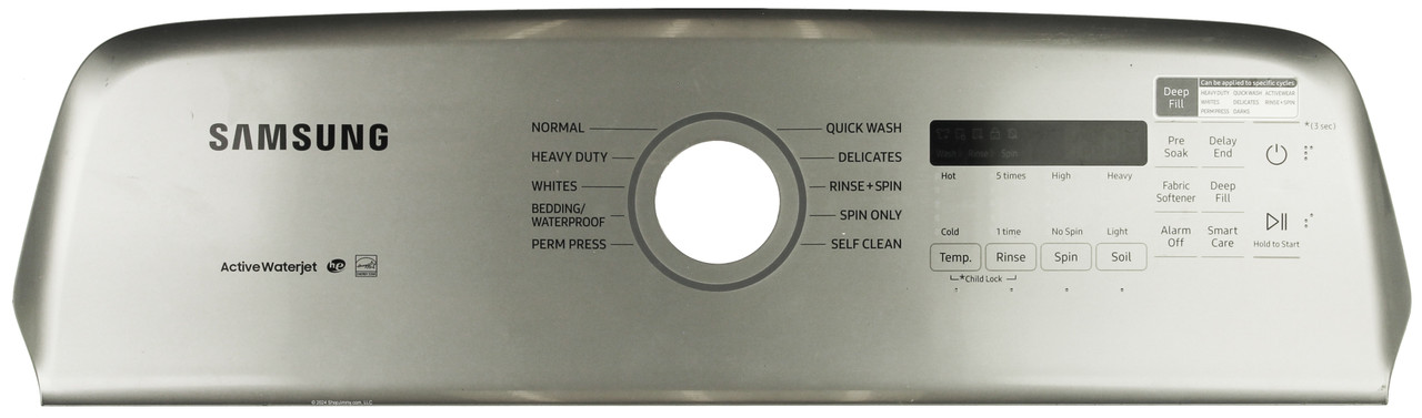 Samsung Washer DC64-03825G Control Panel Assembly 
