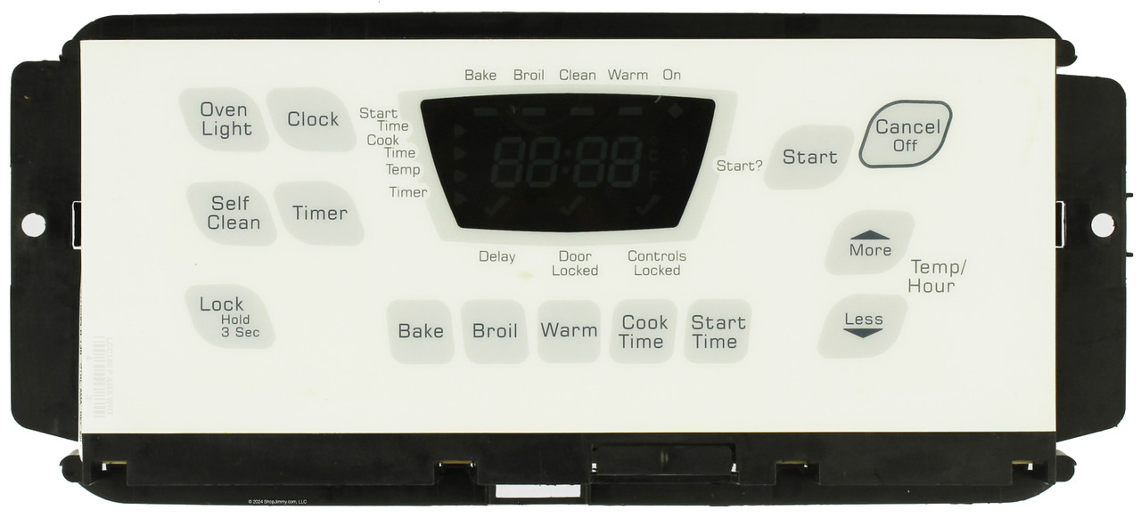 Oven WPW10476694 W10476694 Control Board - White Overlay