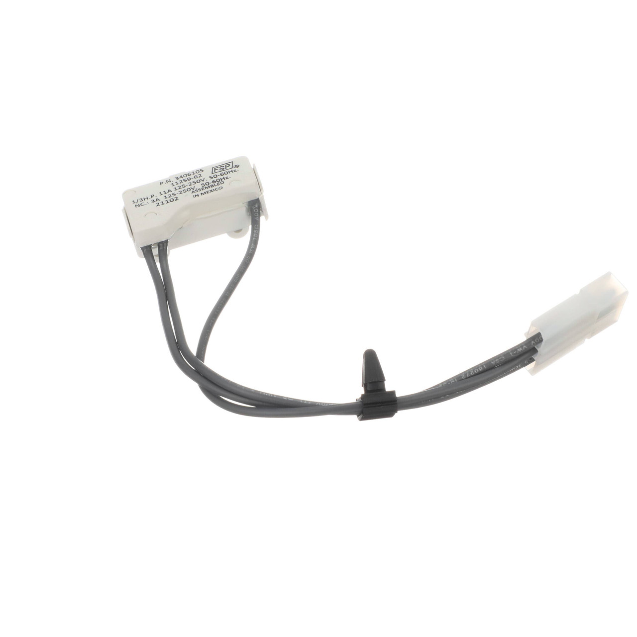 Whirlpool WP3406105 Dryer Door Switch Assembly