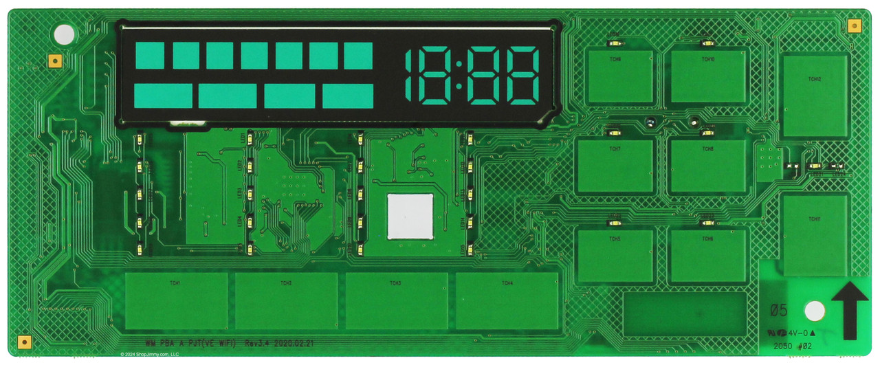 Samsung Washer DC92-02592A Display Board