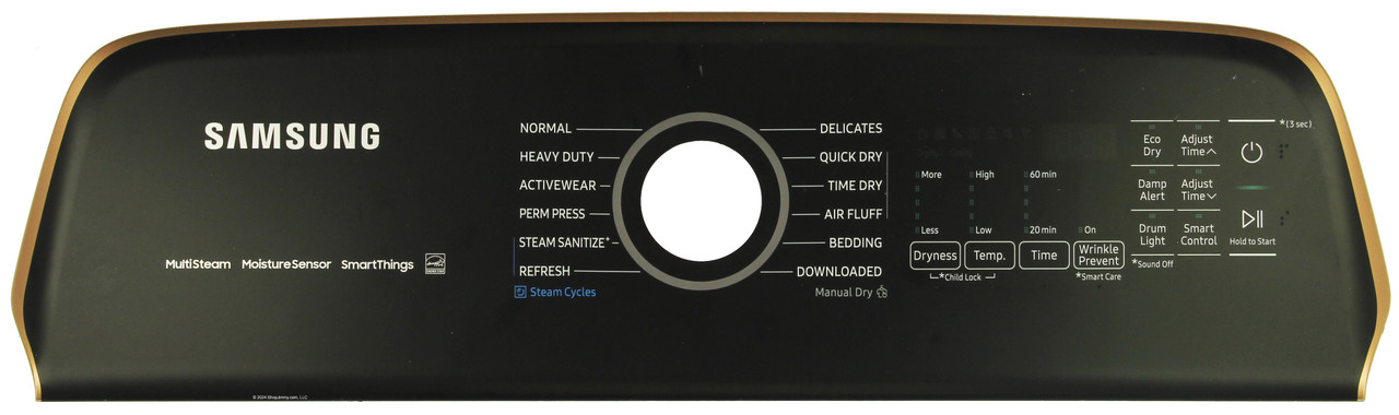 Samsung Dryer DC64-04105M Control Panel Assembly 