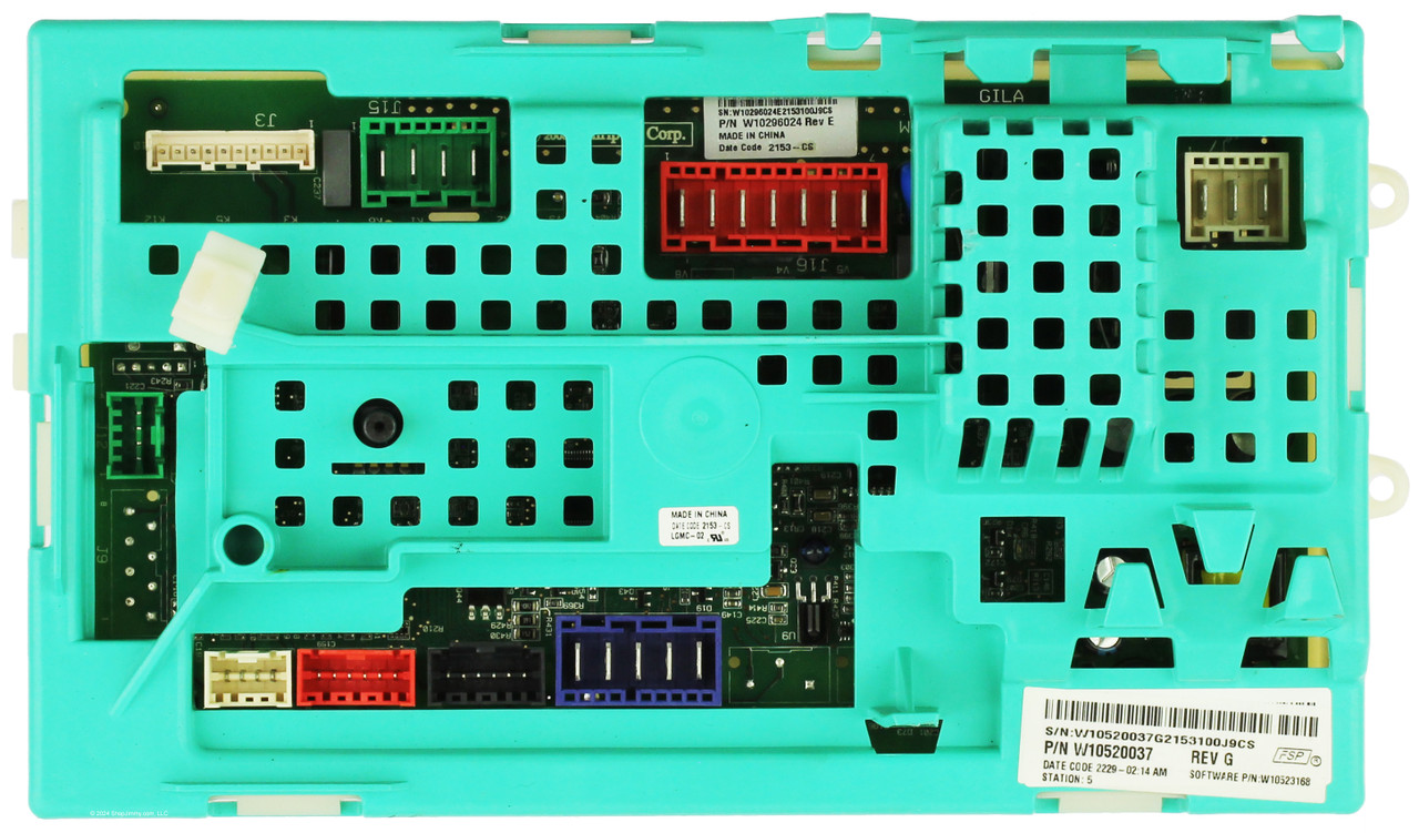Whirlpool Washer W10520037 Control Board WTW4900AW0