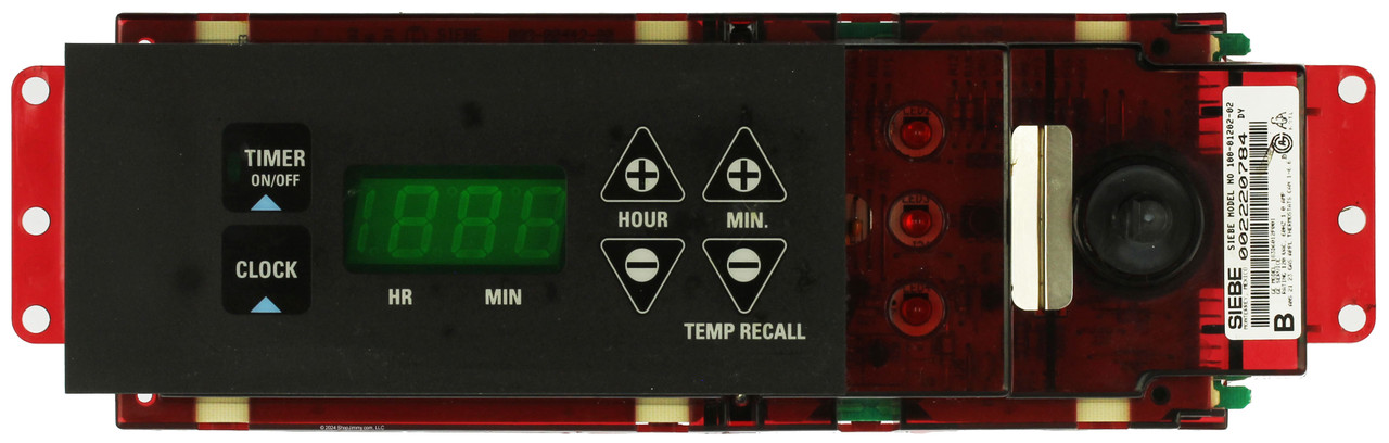 GE Oven 183D6012P001 Control Board - Black Overlay
