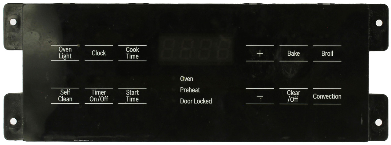 Electrolux Oven 316557254 Electronic Clock Timer, Black Overlay
