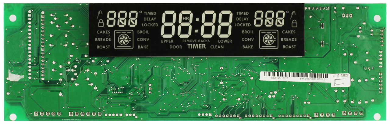 Electrolux Range 316576308 Control Board